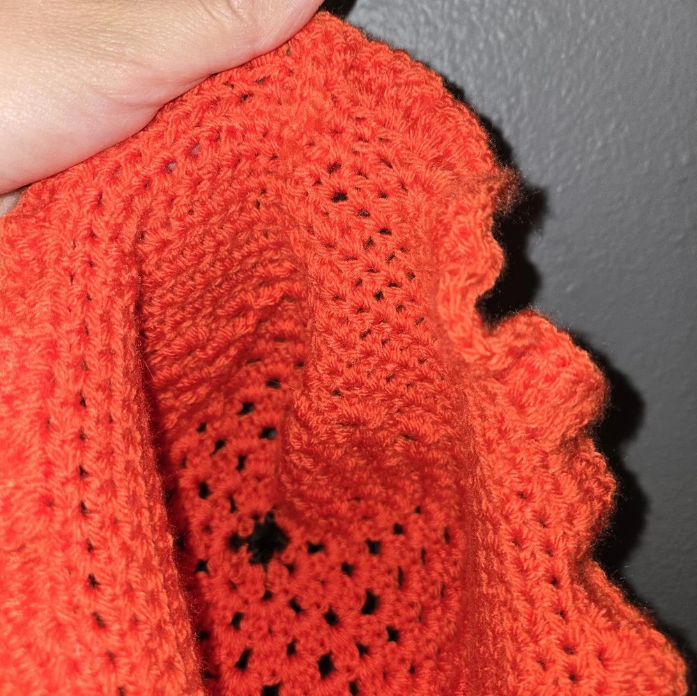 🍊Orange Fruit Crochet Bucket Hat For Toddler Girl Ages 3-5